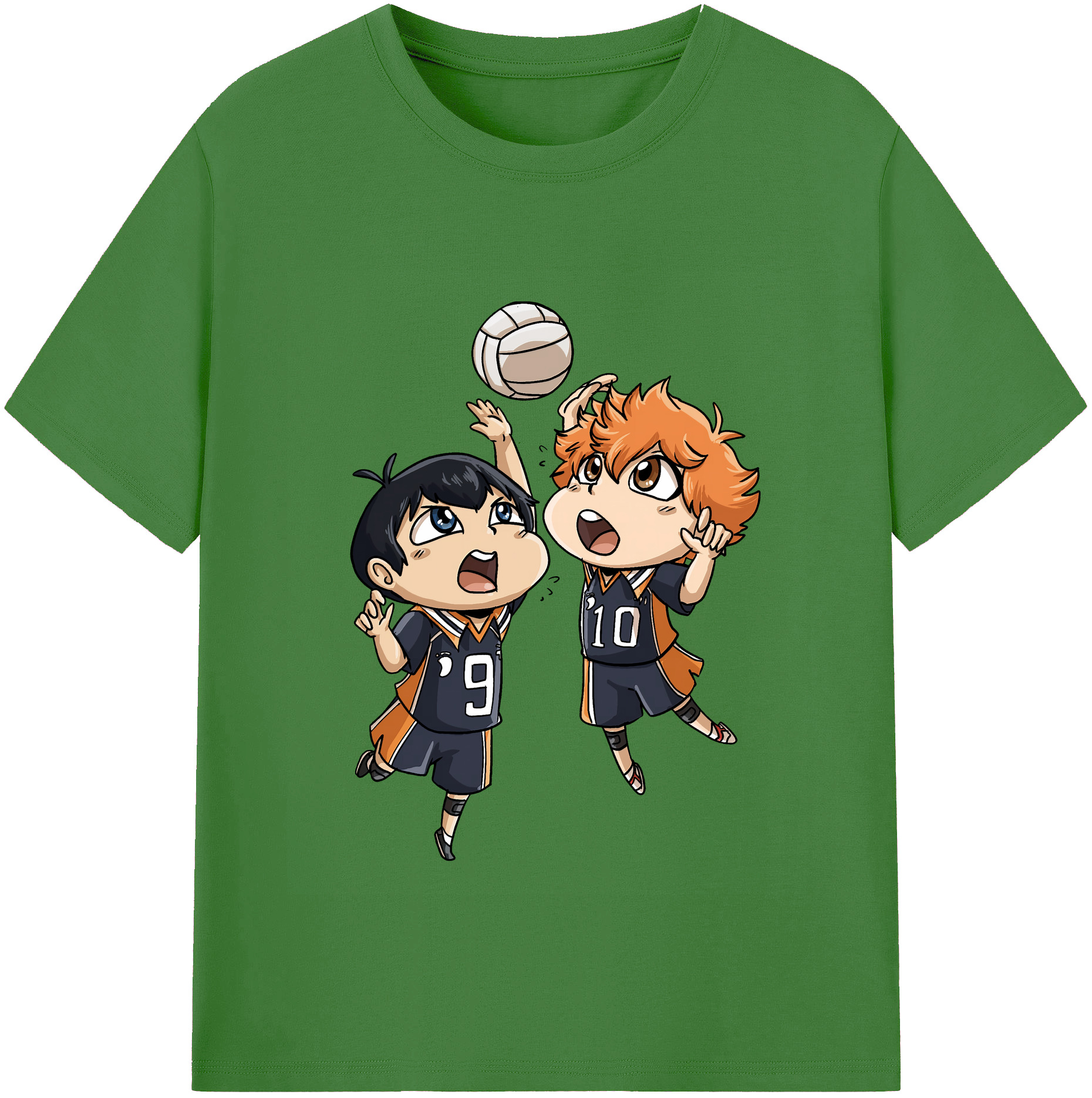 （画像用） ハイキュー!! Haikyu!! レディースカジュアルプリントTシャツ（綿100％）